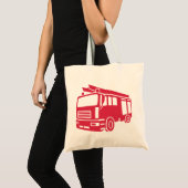 Brandweerwagen Tote Bag (Voorkant (product))