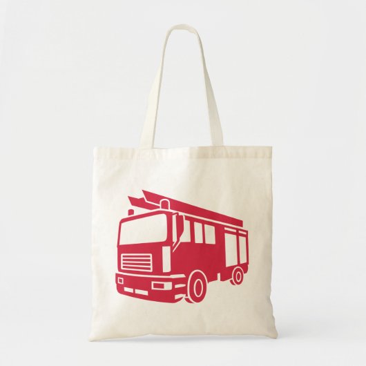 Brandweerwagen Tote Bag (Voorkant)