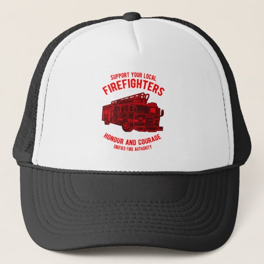 brandweerwagen trucker pet (Voorkant)