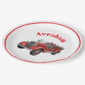 Brandweerwagen upsherin bord (Gekanteld)