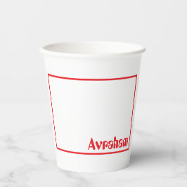 Brandweerwagen upsherin cup papieren bekers