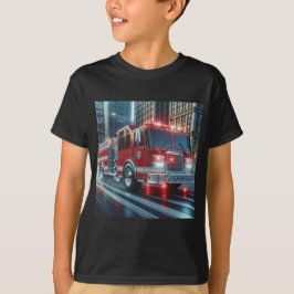 Brandweerwagen van Natasha Us T-shirt