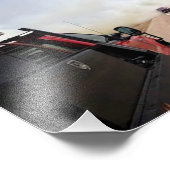 brandweerwagen van Newkirk Foto Afdruk (Hoek)