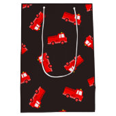 Brandweerwagen Verjaardag Medium Cadeauzakje (Achterkant)