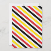 Brandweerwagen Verjaardagsfeest voor jongen Kaart (Achterkant)