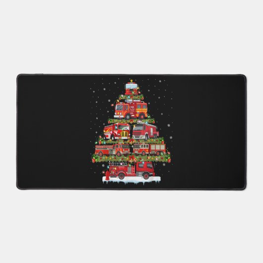 Brandweerwagen Verlichting Brandweerman Brandweerw Bureaumat (Voorkant)