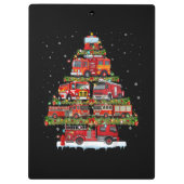 Brandweerwagen Verlichting Brandweerman Brandweerw Klembord (Achterkant)