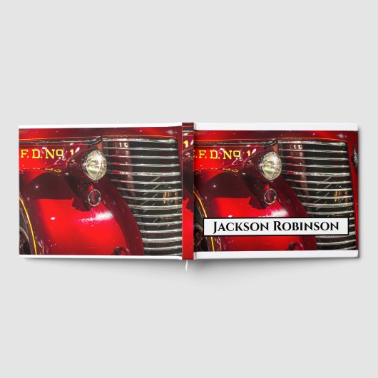  brandweerwagen viering van het leven gastenboek (Volledig)