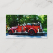 Brandweerwagen Visitekaartje (Achterkant)