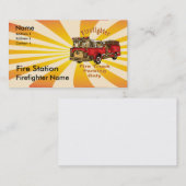 Brandweerwagen Visitekaartje (Voorkant / Achterkant)