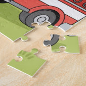 Brandweerwagenpuzzel voor Kinderen Legpuzzel (Zijkant)
