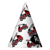 Brandweerwagens custom pet feesthoedjes (Links)