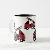 Brandweerwagens mok (Voorkant links)