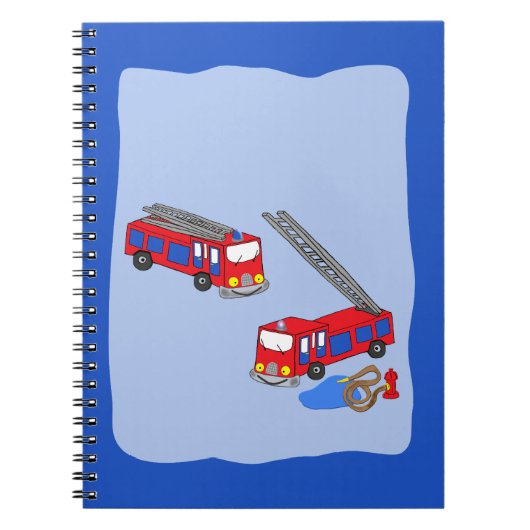 Brandweerwagens Notitieboek (Voorkant)