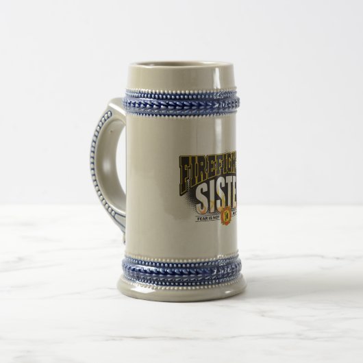 brandweerzuster bierpul (Voorkant links)