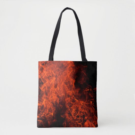 Brandwerende achtergrondvlam zwart heet tote bag (Voorkant)