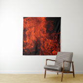 Brandwerende achtergrondvlam zwart heet wandkleed (In situ)