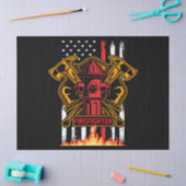 Brandwerende dienst Brandweer en Vlag Tissuepapier (Craft)