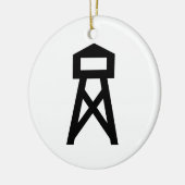 Brandwerende toren keramisch ornament (Links)