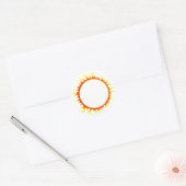 Brandwerendheid Ronde Sticker (Envelop)
