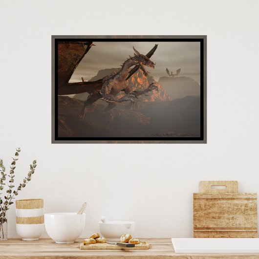 Brandwerendheid van Michelle Wilder Poster (Keuken)