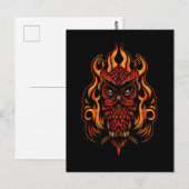 Brandwond Briefkaart (Voorkant / Achterkant)