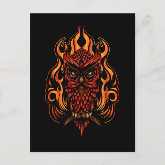 Brandwond Briefkaart (Voorkant)
