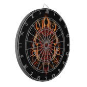 Brandwond Dartbord (Voorkant Links)