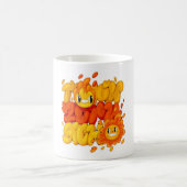 Brandwond helder, brandwond helder koffiemok (Center)