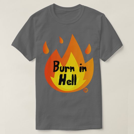 BRANDWOND IN DE HEL T-SHIRT (Design voorkant)