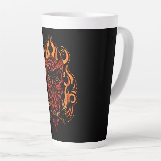 Brandwond Latte Mok (Rechterhoek)