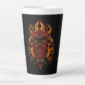 Brandwond Latte Mok (Voorkant)