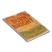 Brandwond op, blijf lief notitieboek (Rechterzijde)