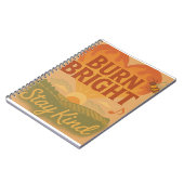 Brandwond op, blijf lief notitieboek (Linkerzijde)