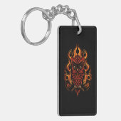 Brandwond Sleutelhanger (Voorkant Links)