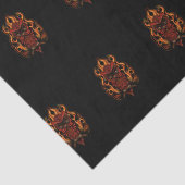 Brandwond Tissuepapier (Detail)