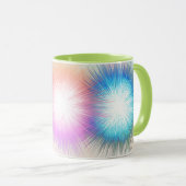 Brandwond van kleur mok (Voorkant rechts)