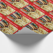 Brandwonden en bosbranden cadeaupapier (Hoek)