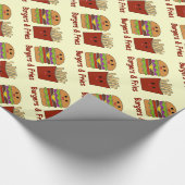 Brandwonden en fraren cadeaupapier (Hoek)