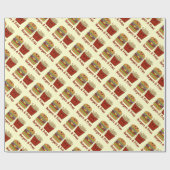 Brandwonden en fraren cadeaupapier (Vlak)