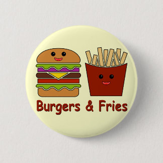 Brandwonden en fraren ronde button 5,7 cm