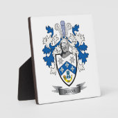 Brandwonden gezinscrest wapenstilstand fotoplaat (Voorkant)