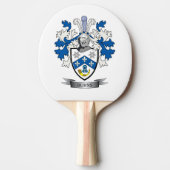 Brandwonden gezinscrest wapenstilstand tafeltennisbatje (Voorkant)