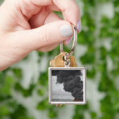 Brandwonden van geconcentreerde kolie sleutelhanger (Hand)