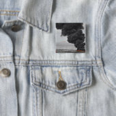 Brandwonden van geconcentreerde kolie vierkante button 5,1 cm (In situ)