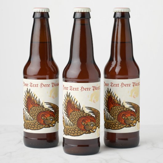 Brandwoningen Bier Etiket (Flessen)