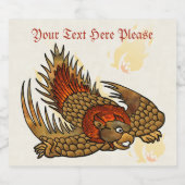 Brandwoningen Bier Etiket (Enkel label)