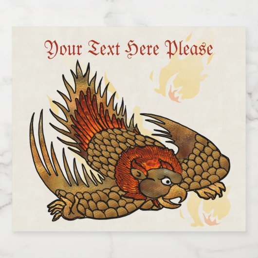 Brandwoningen Bier Etiket (Enkel label)