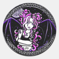 "Brandy" 3" ronde Stickers