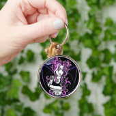 "Brandy" Gothic Pink Tattoo Fairy Sleutelhanger (Hand)